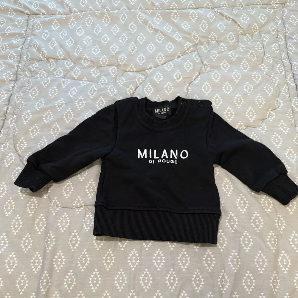 Milano Di Rouge sweatshirt for baby boy.